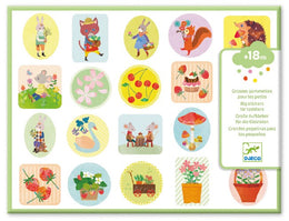 100 Sticker Relief Garten