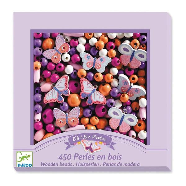 Holzperlen Schmetterling - Bild 1