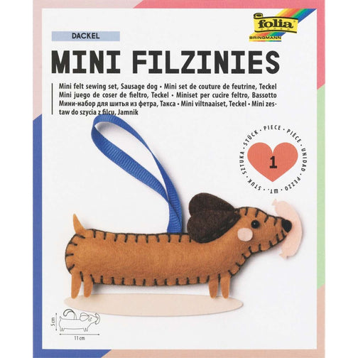 Nähset Filzinies Dackel