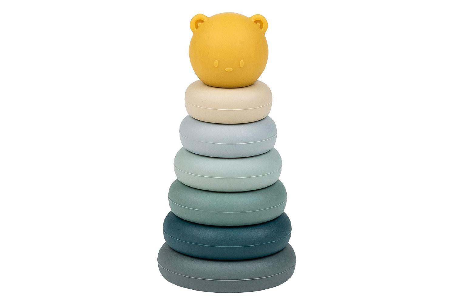 Nattou Stapelturm Bär grün - Bild 1