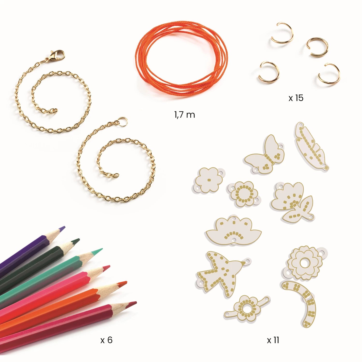 Djeco DIY Schmuck aus Schrumpffolie Blumen - Bild 3