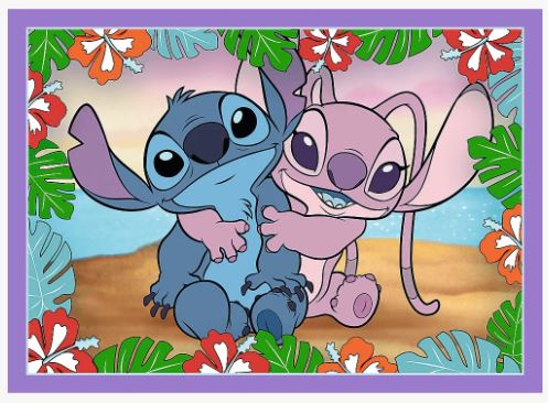 Stitch 4 in 1 Puzzle - Bild 3