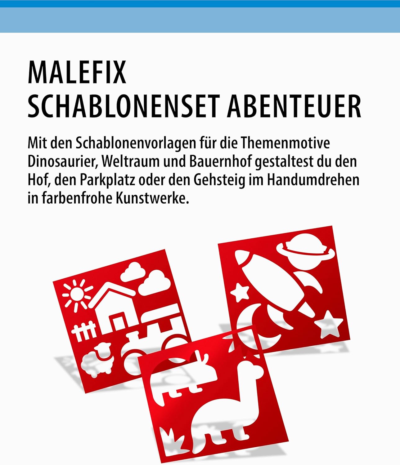 Malefix Abenteuerschablone mit 18 Kreiden - Bild 3