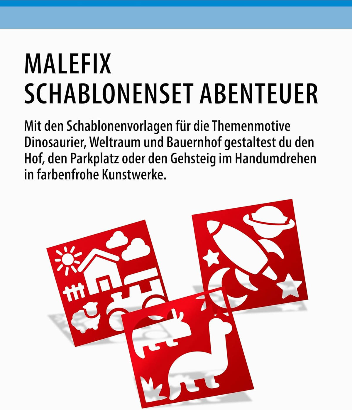 Malefix Abenteuerschablone mit 18 Kreiden - Bild 3