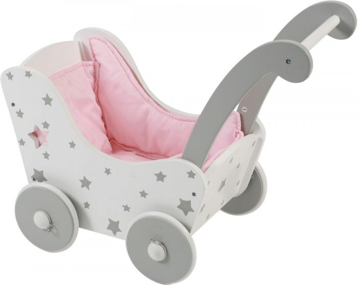Holz-Puppenwagen Stars grey - Bild 1