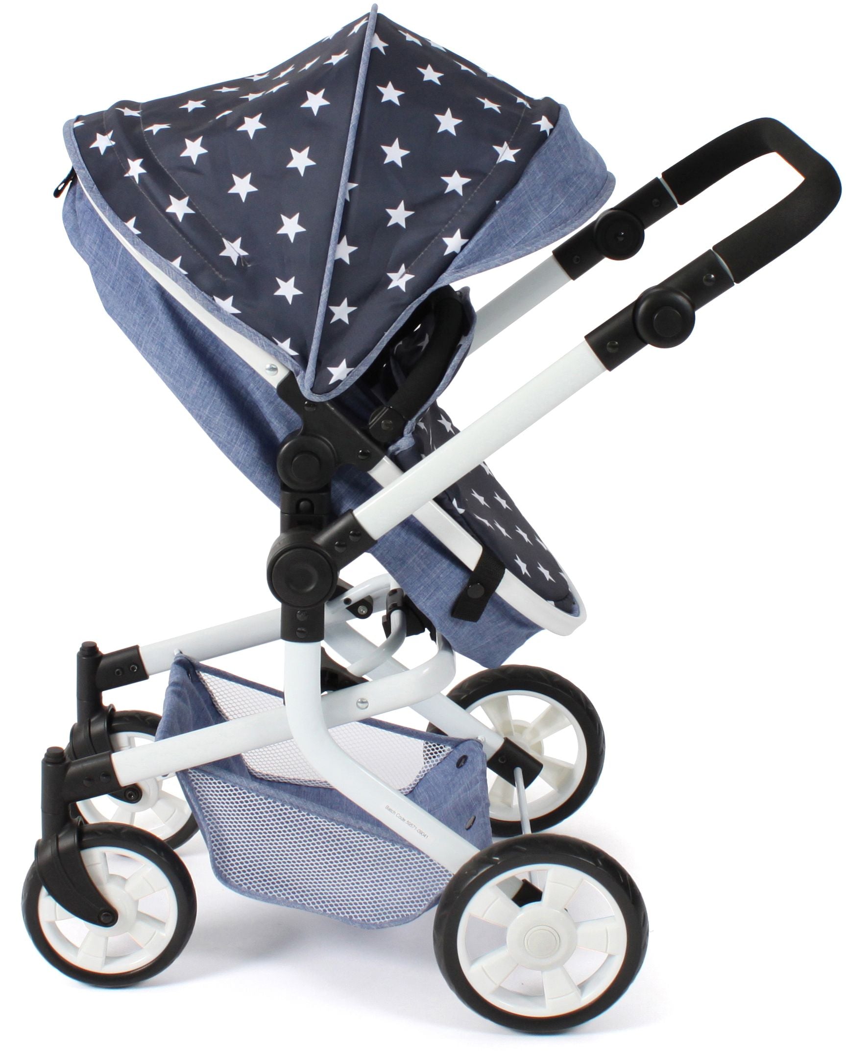 Kombi Puppenwagen Mika Sternchen navy - Bild 3