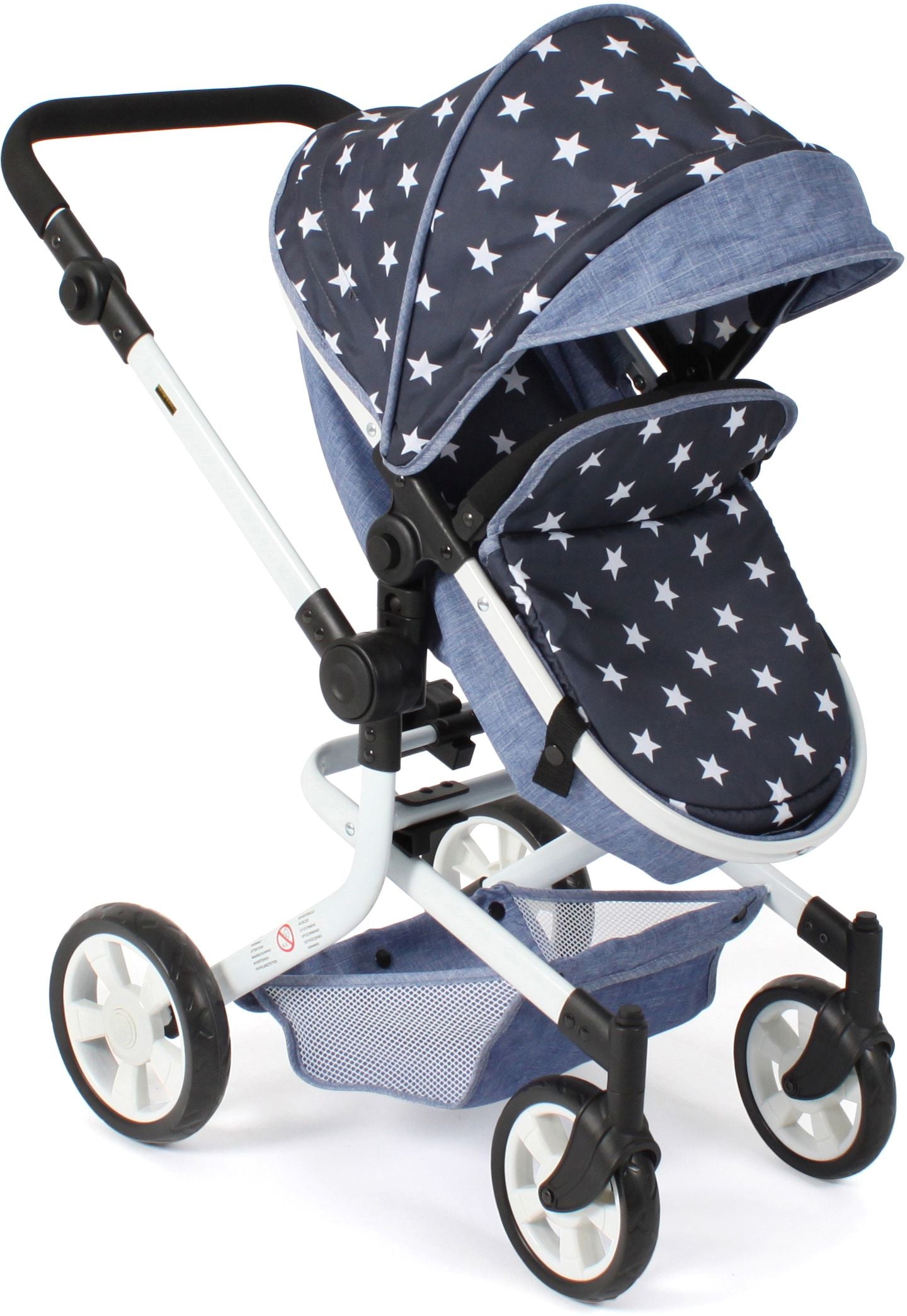Kombi Puppenwagen Mika Sternchen navy - Bild 4