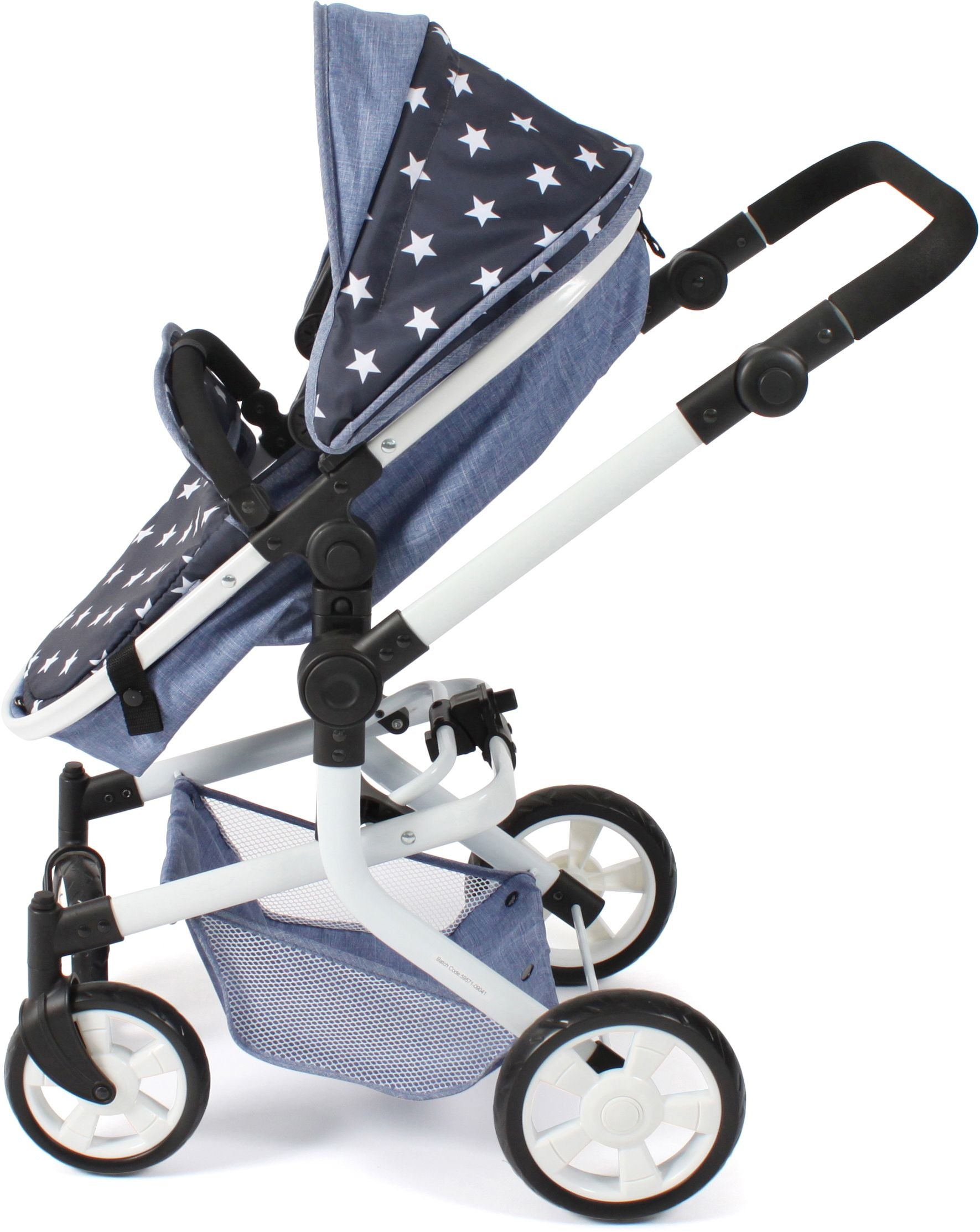 Kombi Puppenwagen Mika Sternchen navy - Bild 5