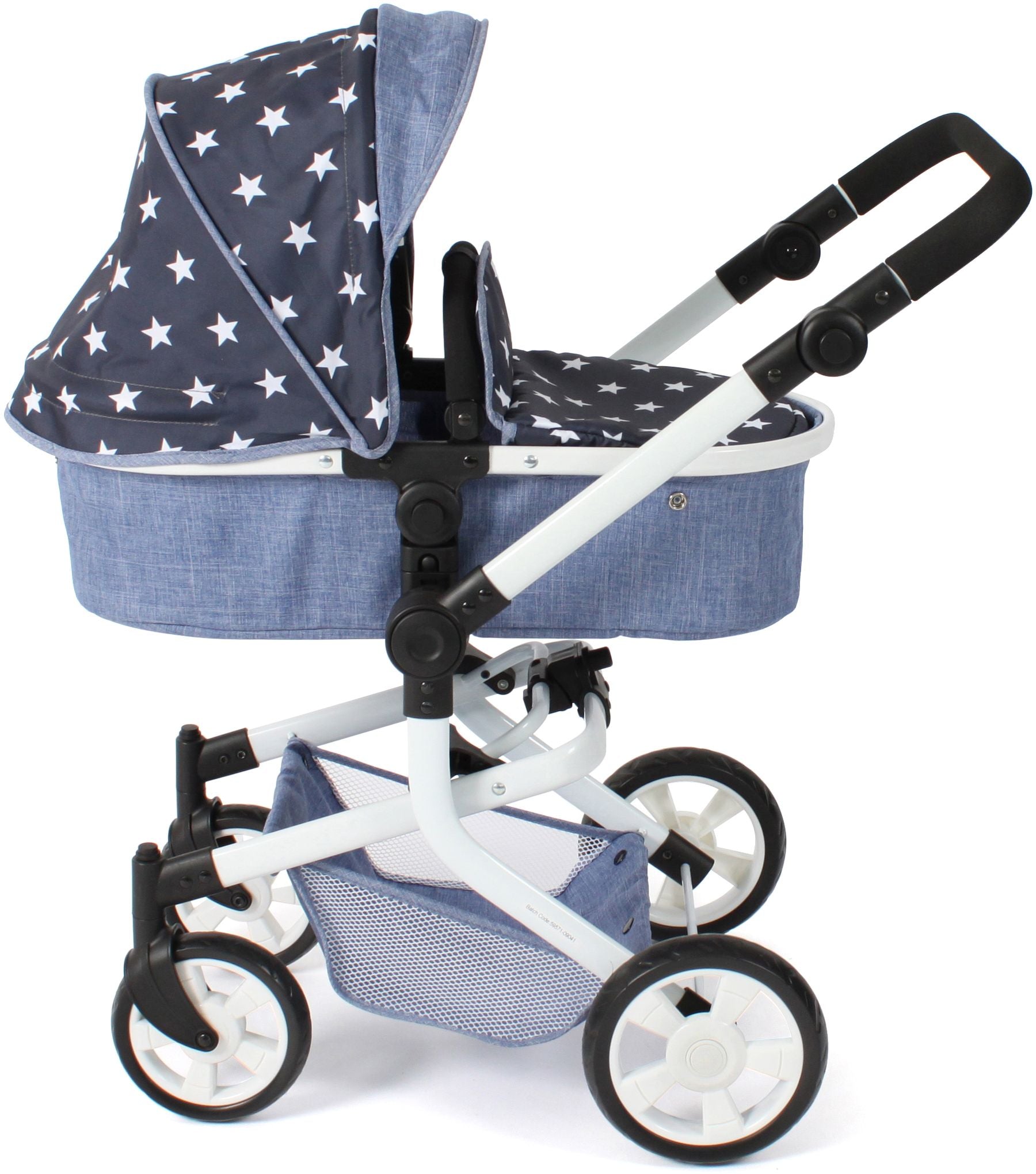 Kombi Puppenwagen Mika Sternchen navy - Bild 7