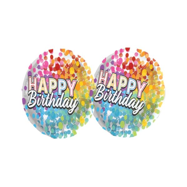 Folienballon Set Happy Birthday mehrfarbig - Bild 2