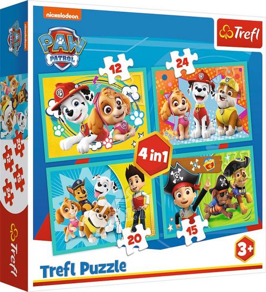 4 in 1 Puzzle Paw Patrol - Bild 1