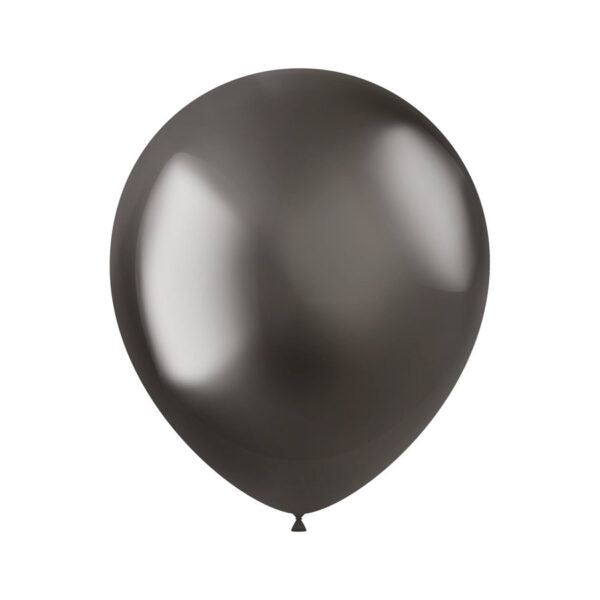 Latexballons intensiv grau 10 Stück - Bild 1