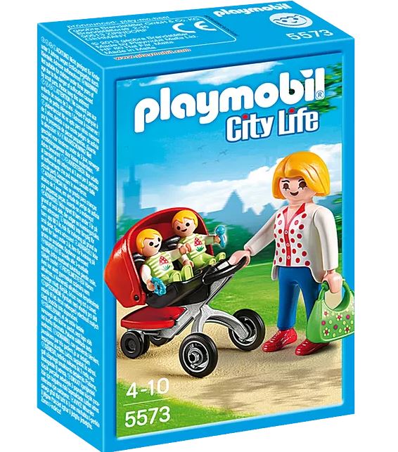 PLAYMOBIL City Life Zwillingskinderwagen 5573 - Bild 1