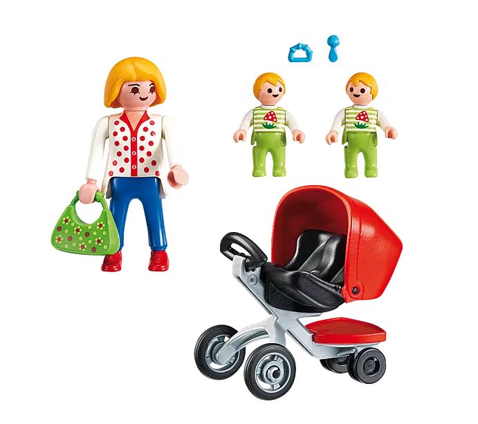 PLAYMOBIL City Life Zwillingskinderwagen 5573 - Bild 2