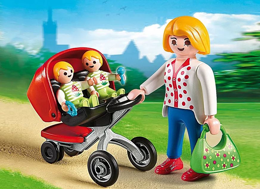 PLAYMOBIL City Life Zwillingskinderwagen 5573 - Bild 3