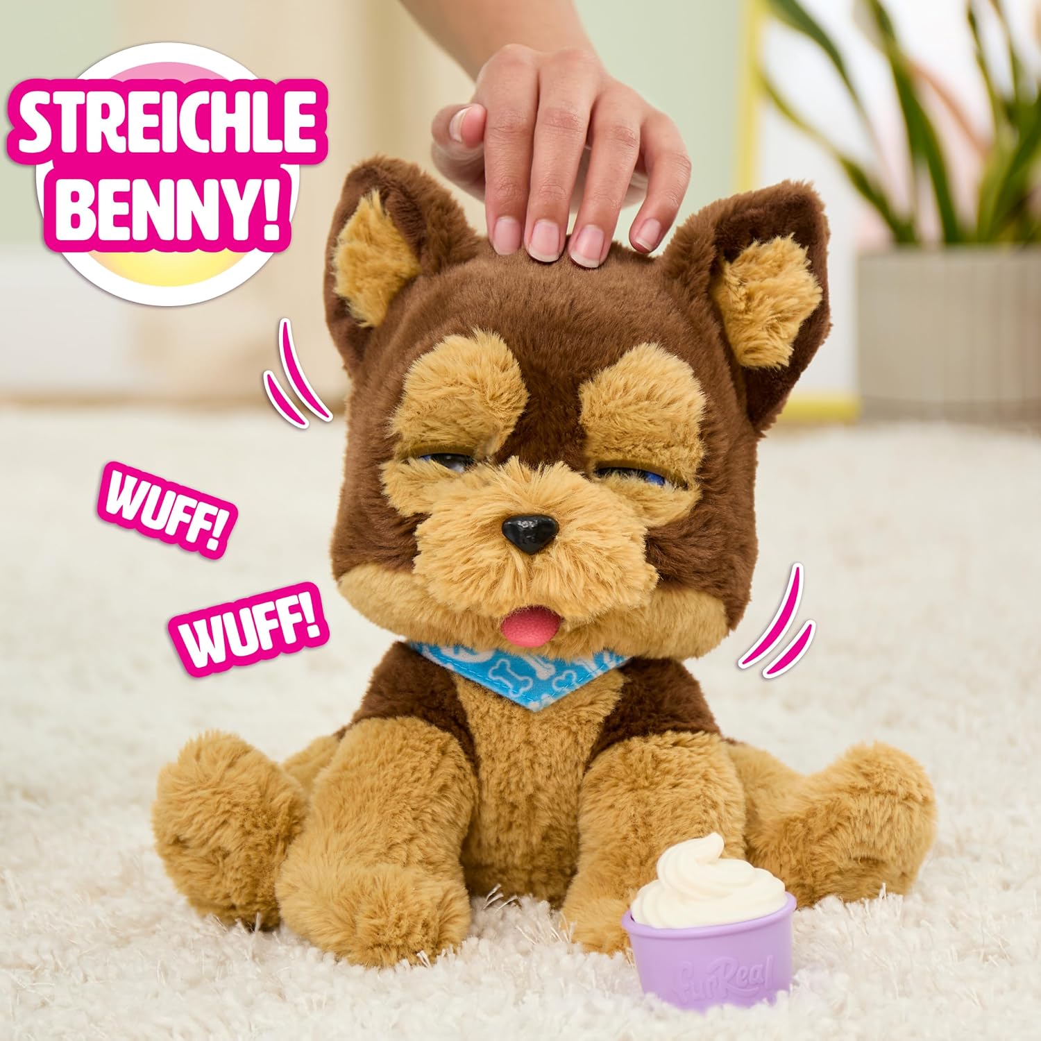 FurReal Benny der Kuschelwelpe mit Leckerli-Becher - Bild 7