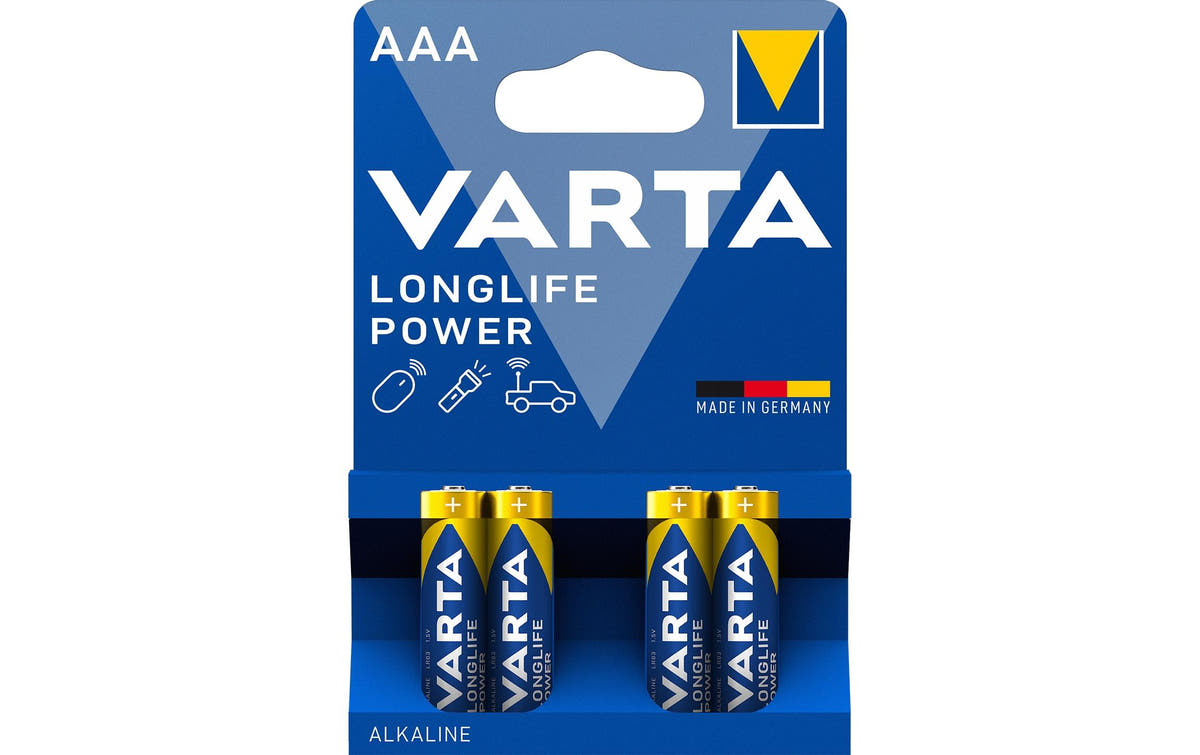 Varta Longlife Power Batterien AAA 4er - Bild 1