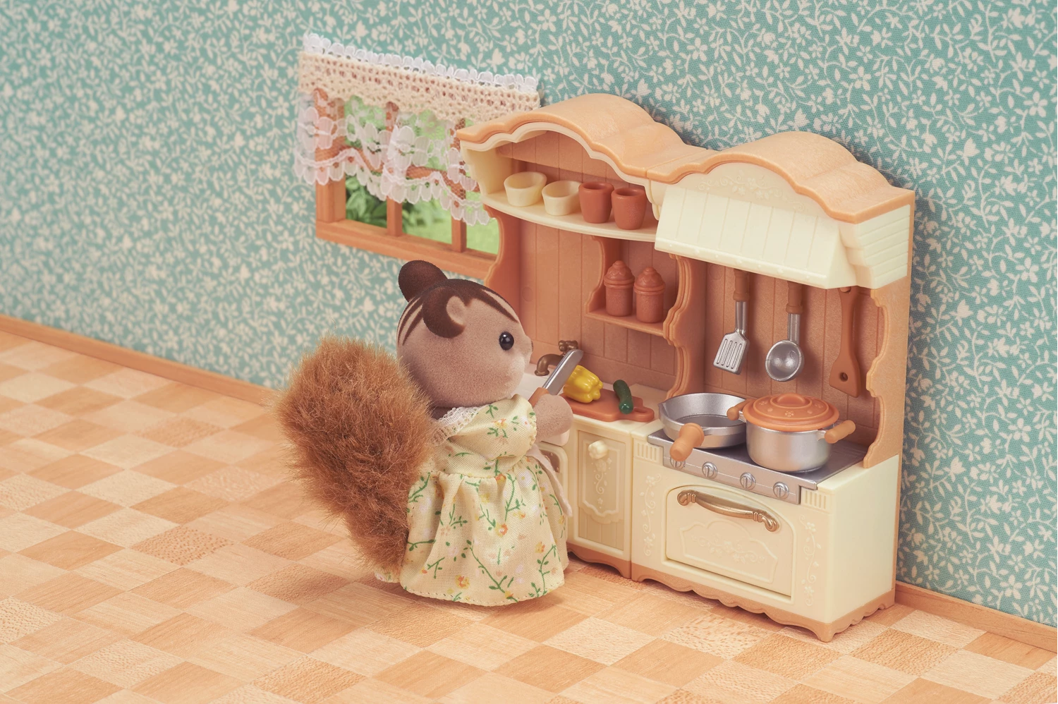 Sylvanian Families Landhaus Küche mit Kühlschrank 5341 - Bild 6