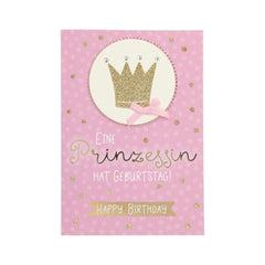 Geburtstagskarte Eine Prinzessin hat Geburtstag !