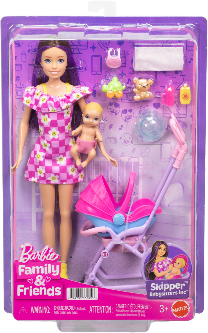 Barbie Skipper Babysitters Kinderwagen Spielset