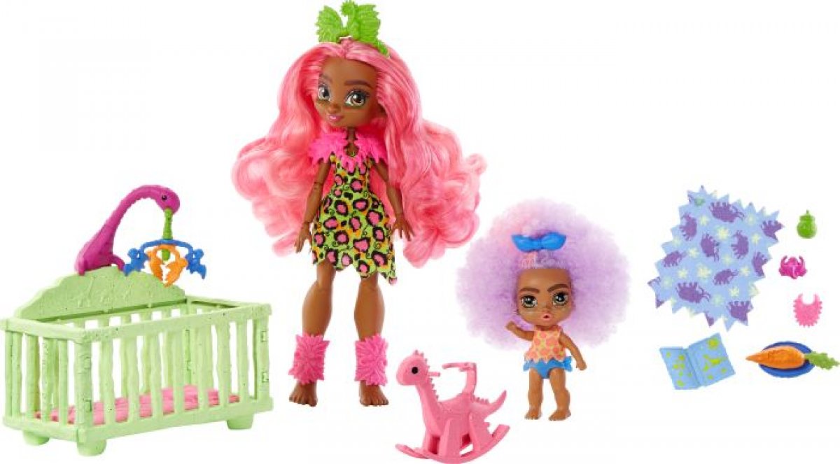Cave Club Wilder Babysittingspass 2  Puppen und Spielset - Bild 1