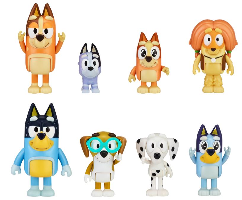 BLUEY Figuren 8er Pack Familie - Bild 2