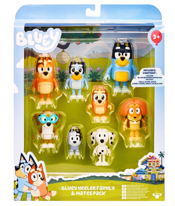 BLUEY Figuren 8er Pack Familie - Bild 1