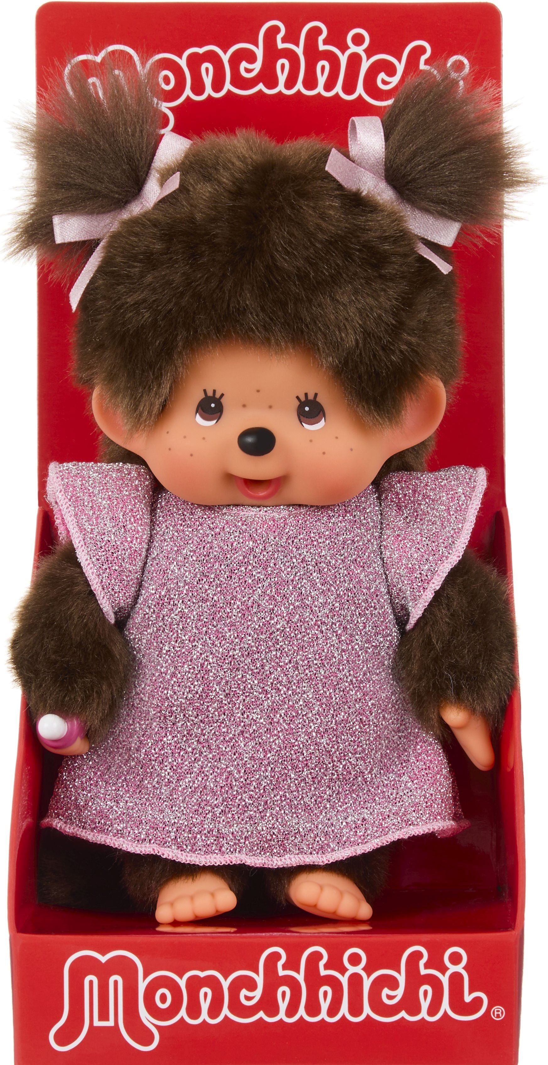 Monchhichi Glitter Dress Pink Girl 20cm - Bild 2