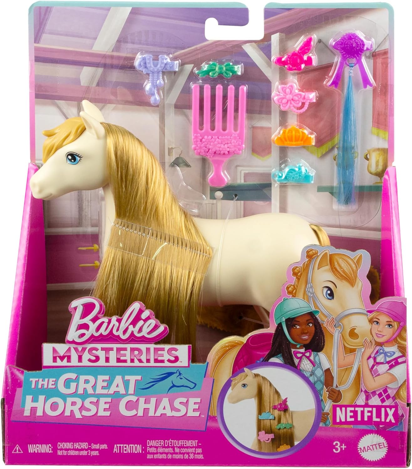 Barbie Mysteries Pony beige - Bild 1