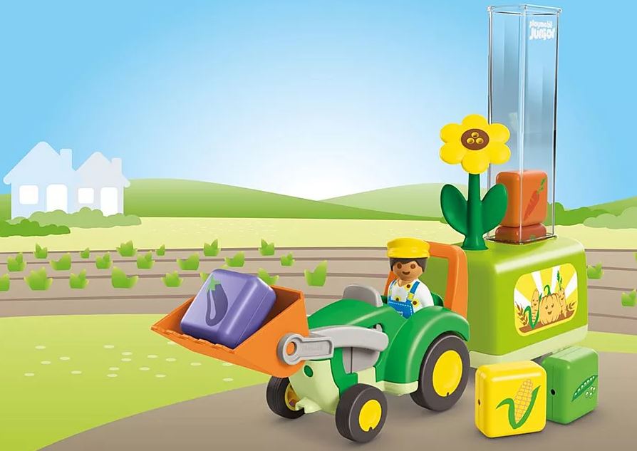 PLAYMOBIL JUNIOR: Traktor mit lustiger Pflanzmasch 71773 - Bild 5
