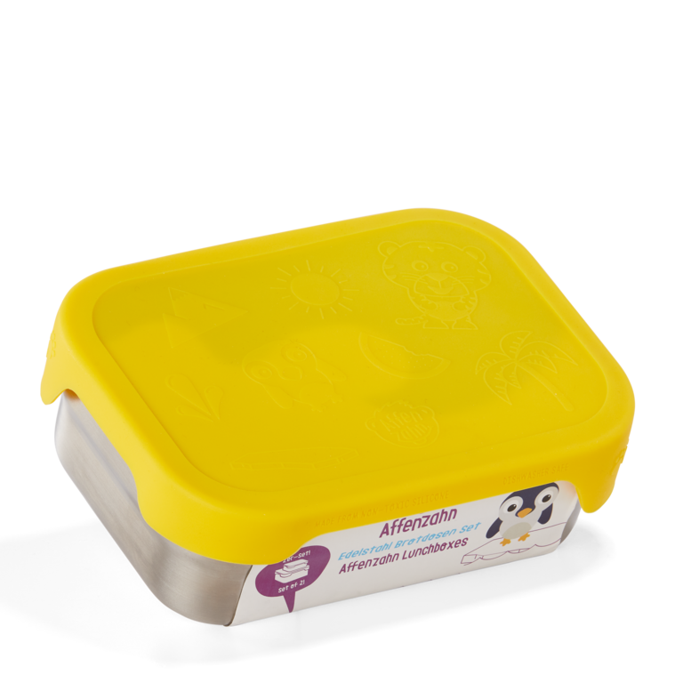 Affenzahn Brotdosen-Set gelb Tiger - Bild 2