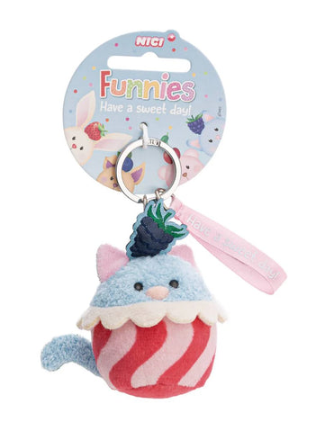 NICI Schlüsselanhänger Katze Cupcake "Have a sweet day"