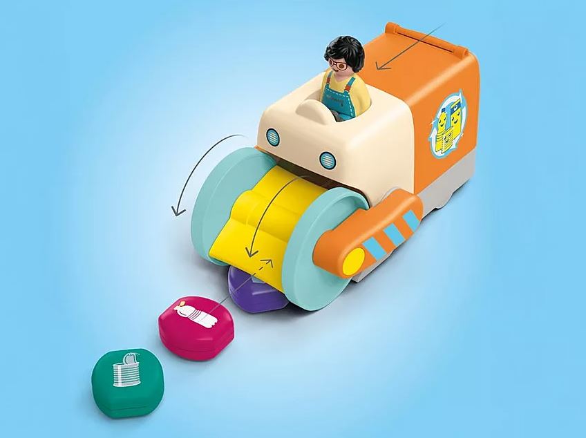 PLAYMOBIL JUNIOR: Spassiges Müllsammelfahrzeug 71774 - Bild 4