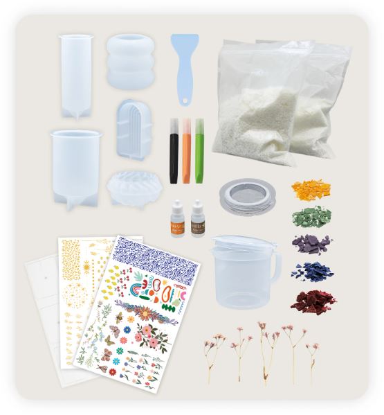 Buki Professional Studio Kerzen – DIY Kerzen-Set aus Sojawachs - Bild 5