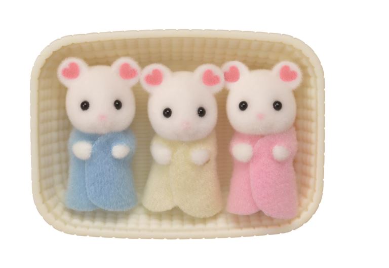 Sylvanian Families Marshmallow Mäuse Drillinge - Bild 3