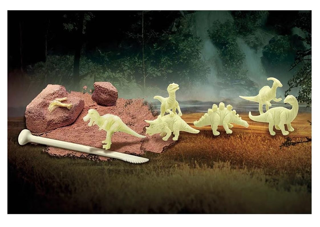 4m Leuchtender Dinosaurier zum Ausgraben - Bild 5