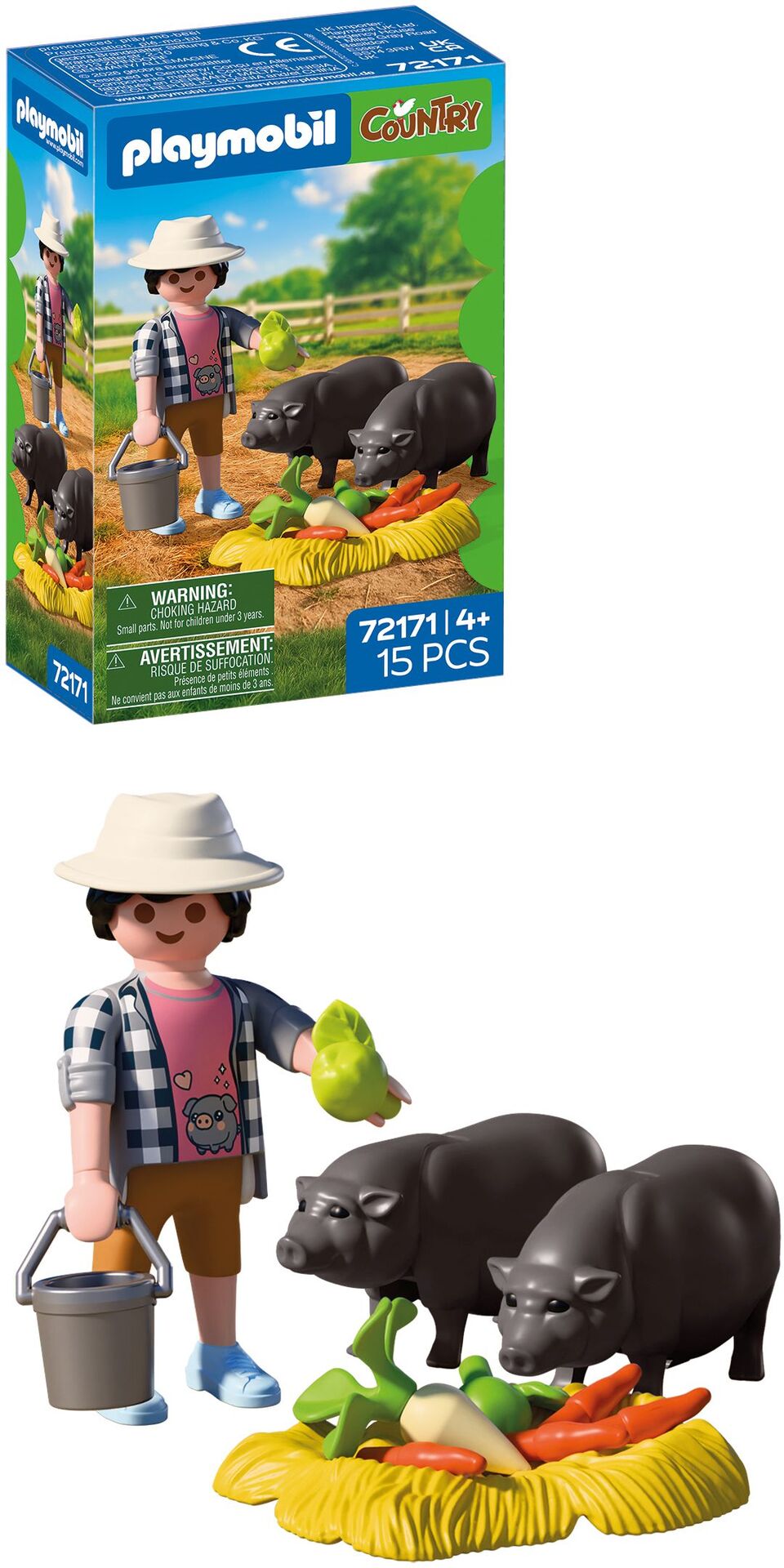 PLAYMOBIL Landwirt mit Hängebauchschwein 72171 - Bild 5