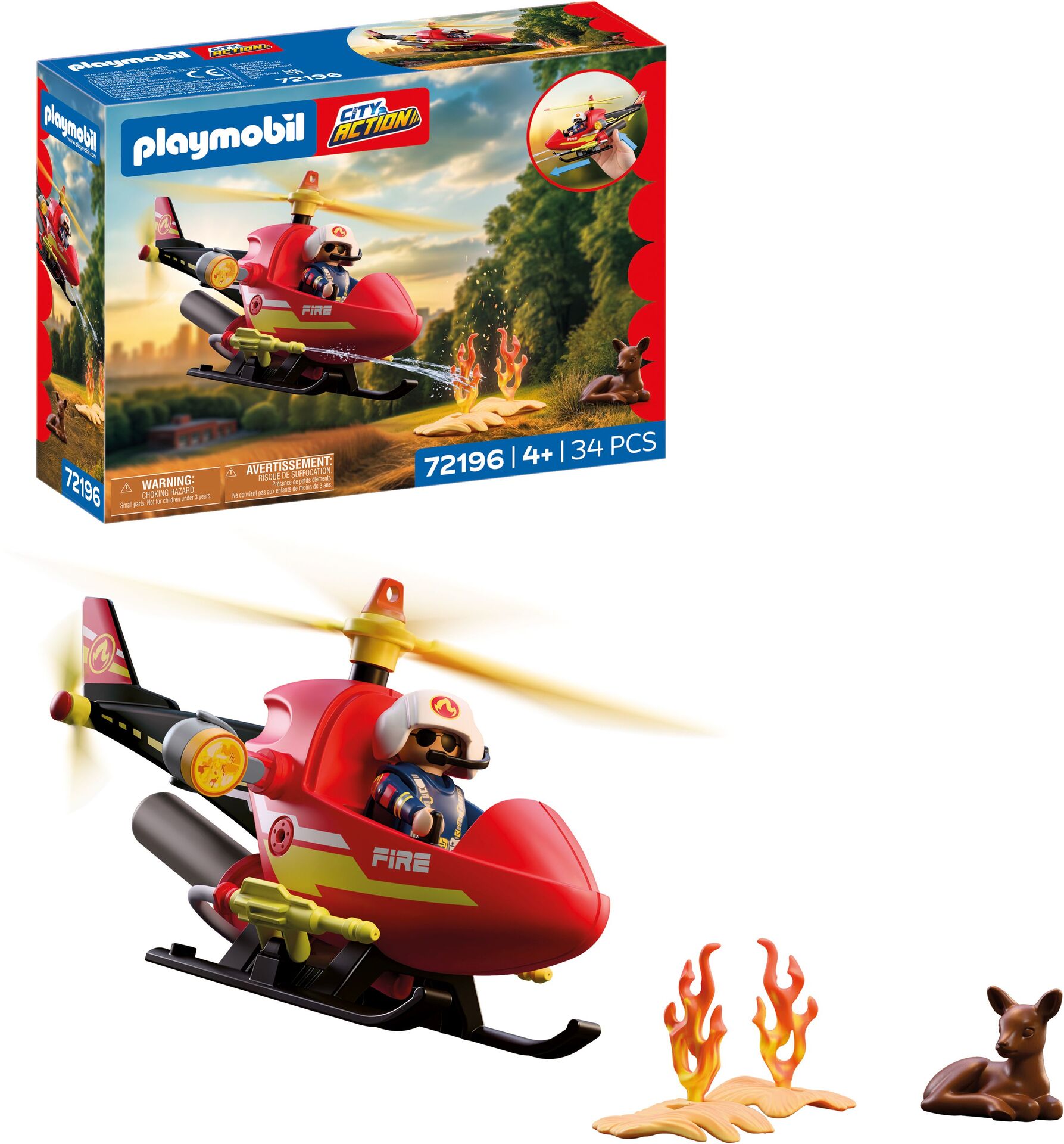 PLAYMOBIL City Action Feuerwehr-Helikopter 72196 - Bild 5