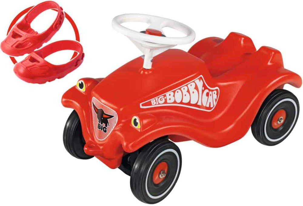 BIG Bobby Car mit Flüsterräder und Schuhschutz - Bild 1