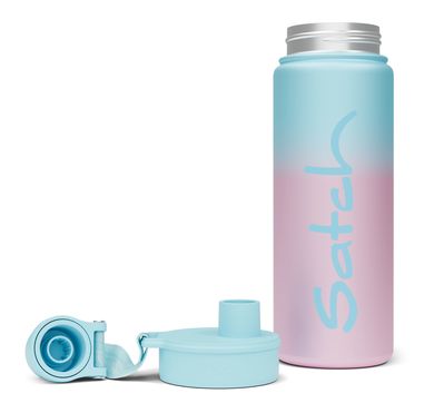 Satch Trinkflasche Edelstahl Light Blue Graffiti - Bild 3