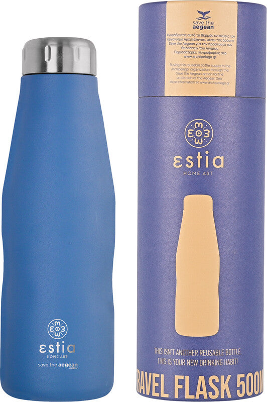 ESTIA Trinkflasche 500 ml Denim Blue - Bild 5