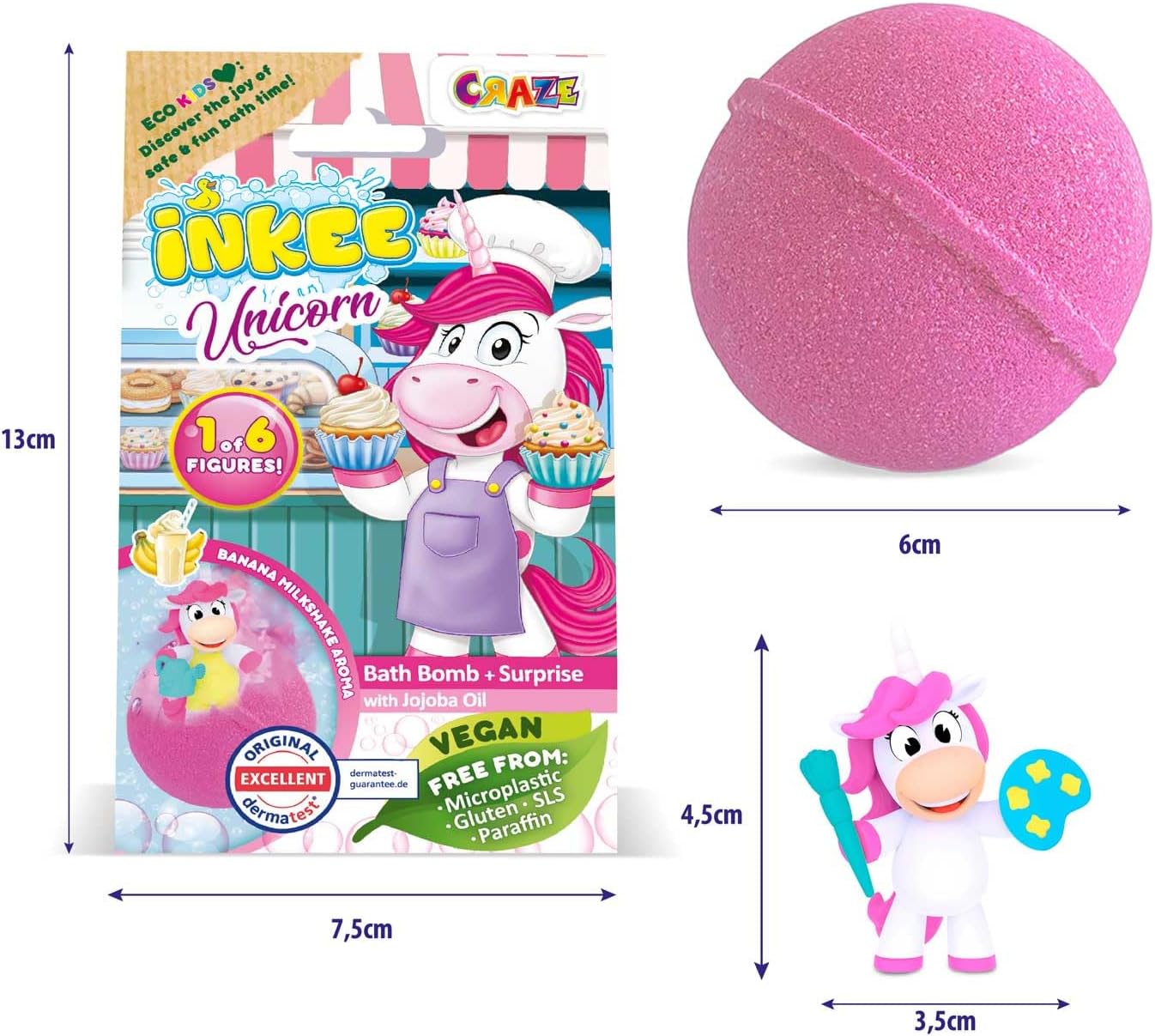 Inkee Badebombe Surprise Unicorn - Bild 2