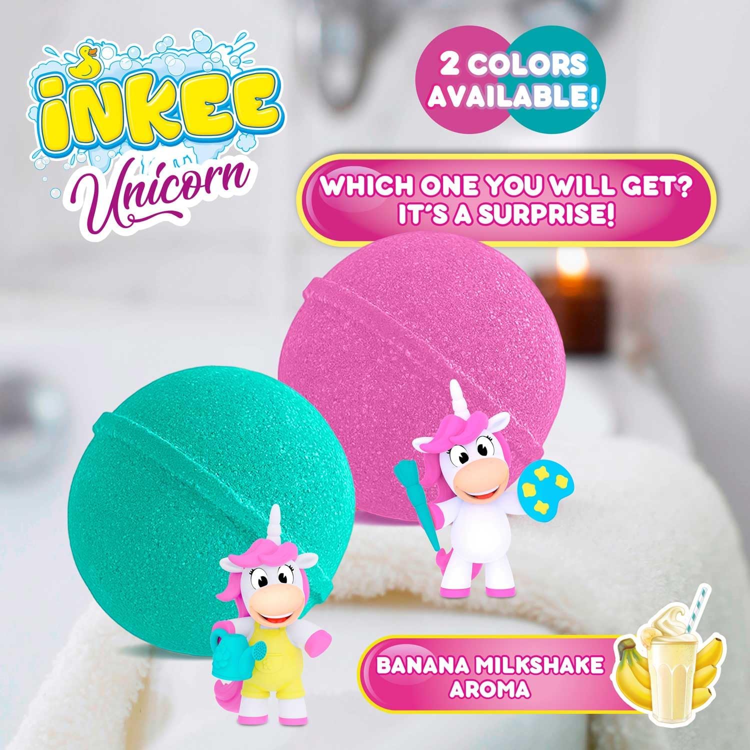 Inkee Badebombe Surprise Unicorn - Bild 3