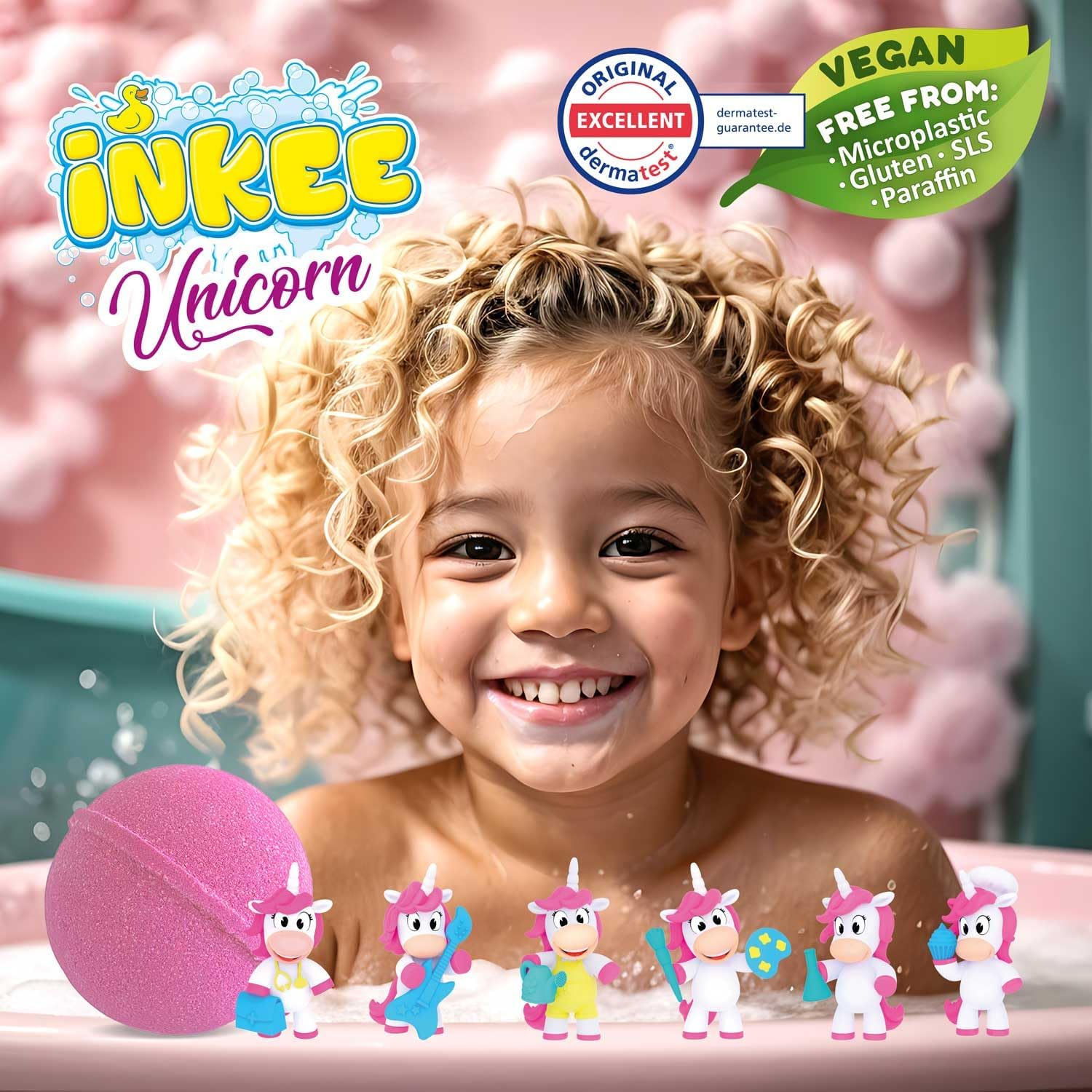Inkee Badebombe Surprise Unicorn - Bild 5