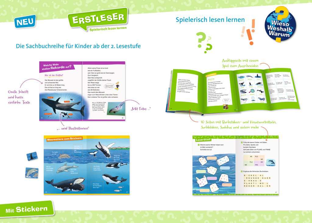 WWW Erstleser Band 3 - Wale und Delfine 60.002 - Bild 8