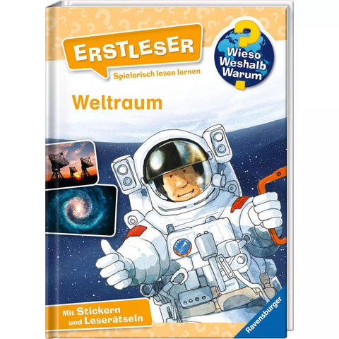 Wieso? Weshalb? Warum? Erstleser Band 4 Weltraum 60003, Cover mit Astronaut