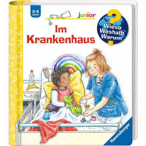 Wieso? Weshalb? Warum? junior Im Krankenhaus 60062, Cover mit Pflegerin und Kind