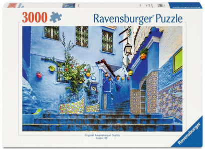 Puzzle 3000 Teile Marokko in Blau 01.893