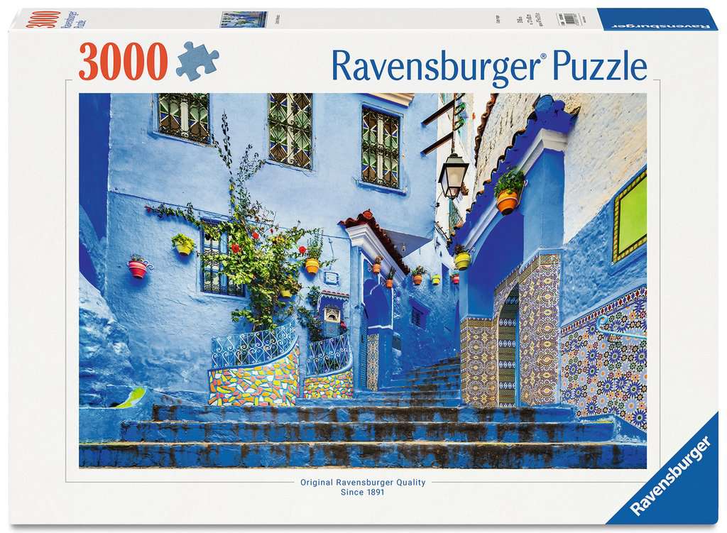 Puzzle 3000 Teile Marokko in Blau 01.893 - Bild 1