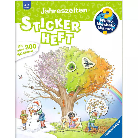 Wieso? Weshalb? Warum? Stickerheft Jahreszeiten – Cover
